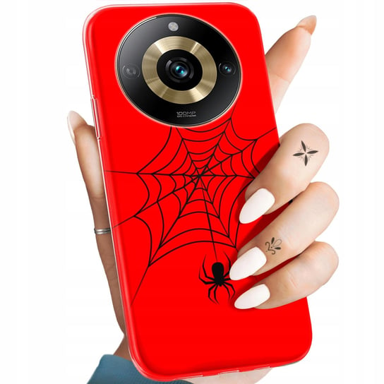 Etui Do Realme 11 Pro 5G / 11 Pro Plus 5G Wzory Pająk Spider Pajęczyna Case Realme