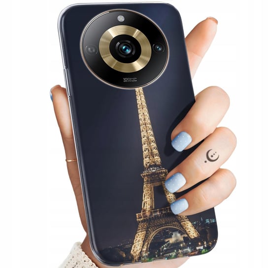 Etui Do Realme 11 Pro 5G / 11 Pro Plus 5G Wzory Paryż Francja Eiffel Case Realme