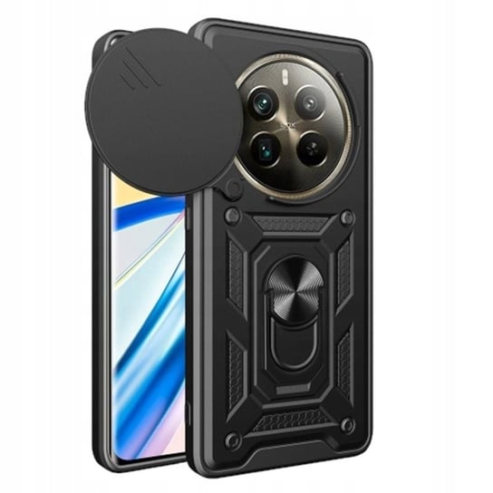 Etui do Realme 12 Pro 5G 12 Pro Plus 5G Pancerne CAMSHIELD Ring czarne Obudowa Pokrowiec Case Futerał GSM-HURT