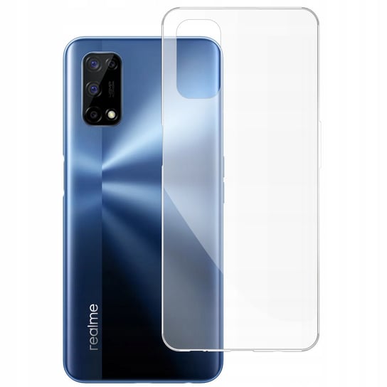 Etui Do Realme 7 5G Gumowe Obudowa Case Silikon Slim Pokrowiec Clear View Realme