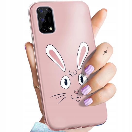 Etui Do Realme 7 5G Wzory Królik Zając Bunny Obudowa Pokrowiec Case Realme