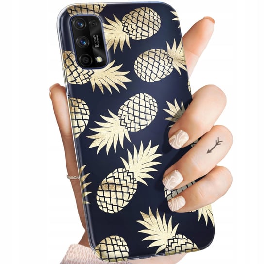 ETUI DO REALME 7 PRO WZORY ANANAS OWOCE EGZOTYCZNE OBUDOWA POKROWIEC CASE Realme