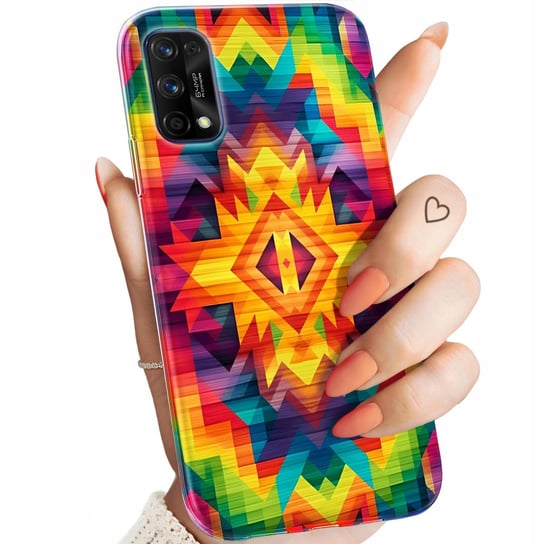 ETUI DO REALME 7 PRO WZORY AZTECKIE AZTEC AZTECY OBUDOWA POKROWIEC CASE Realme