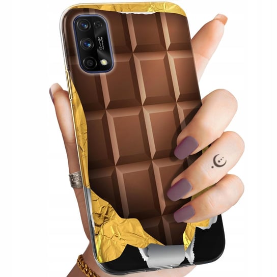 ETUI DO REALME 7 PRO WZORY CZEKOLADA CHOCO SŁODYCZE OBUDOWA POKROWIEC CASE Realme