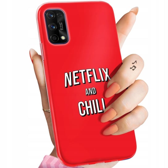 ETUI DO REALME 7 PRO WZORY NETFLIX SERIALE FILMY KINO OBUDOWA POKROWIEC Realme