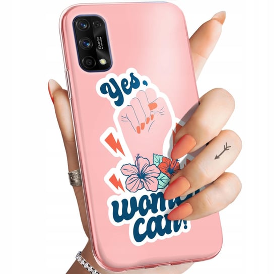 ETUI DO REALME 7 PRO WZORY SIŁA KOBIET GIRL POWER FEMINIZM OBUDOWA CASE Realme