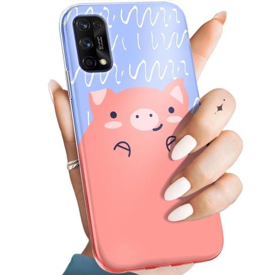 Etui Do Realme 7 Pro Wzory Świnka Peppa Bajka Obudowa Pokrowiec Case Realme