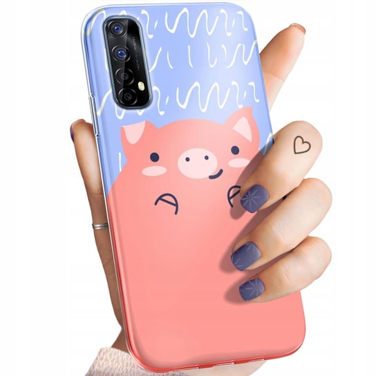 Etui Do Realme 7 Wzory Świnka Peppa Bajka Obudowa Pokrowiec Case Realme