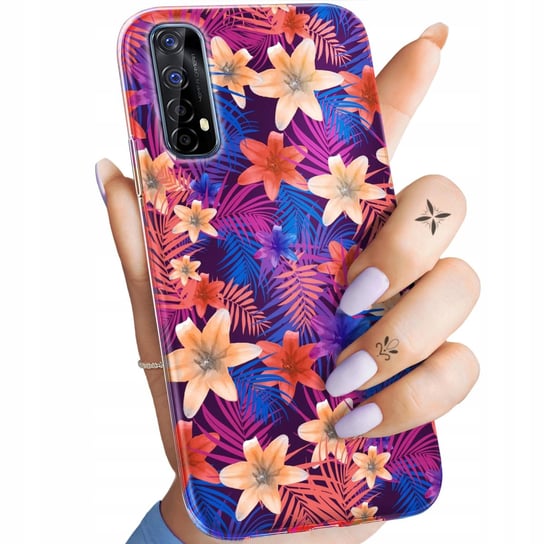 ETUI DO REALME 7 WZORY TROPIC TROPIKALNE TROPIKI EGZOTYKA OBUDOWA POKROWIEC Realme