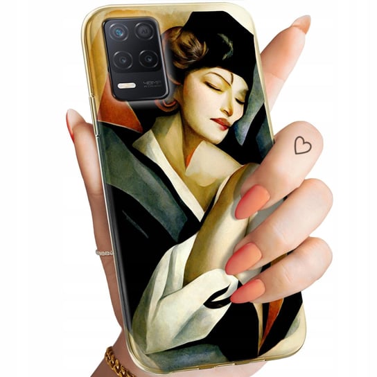 Etui Do Realme 8 5G Wzory Art Deco Łempicka Tamara Barbier Wielki Gatsby Realme