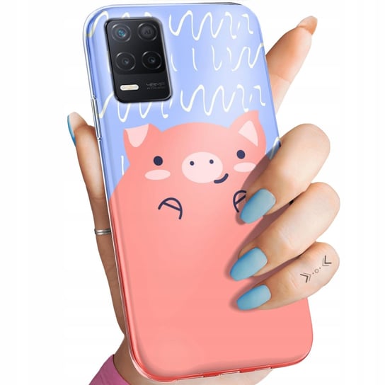 Etui Do Realme 8 5G Wzory Świnka Peppa Bajka Obudowa Pokrowiec Case Realme