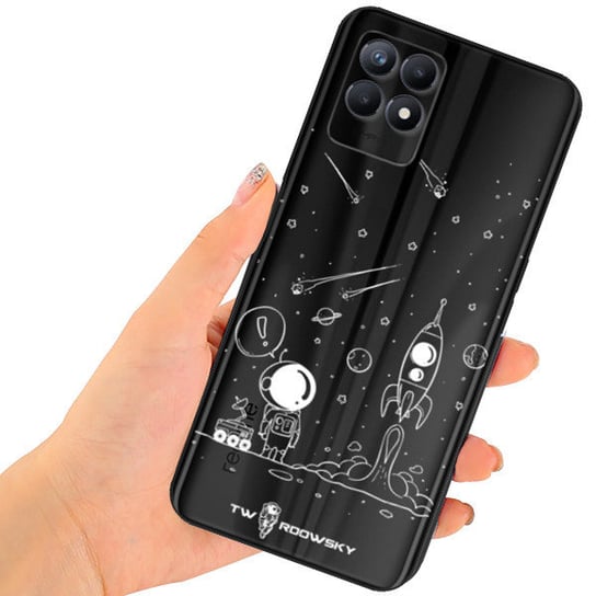 Etui Do Realme 8I Obudowa Twardowsky Space + Szkło TWARDOWSKY