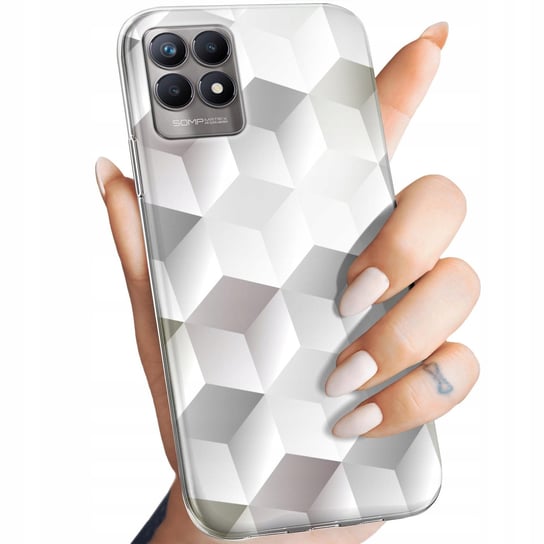 Etui Do Realme 8I Wzory 3D Geometryczne Iluzja Obudowa Pokrowiec Case Realme