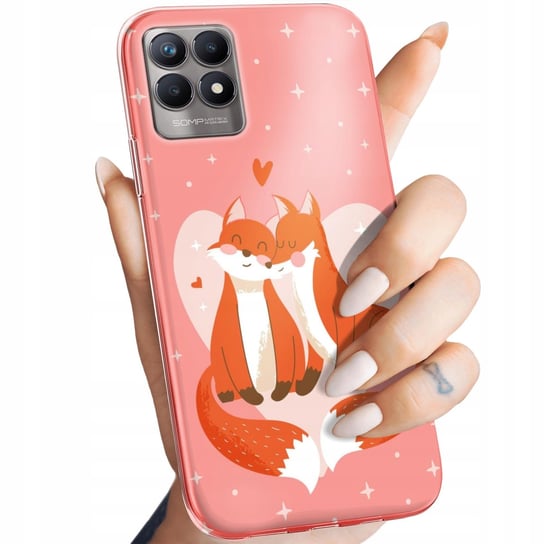 ETUI DO REALME 8I WZORY LOVE MIŁOŚĆ ZAKOCHANIE OBUDOWA POKROWIEC CASE Realme