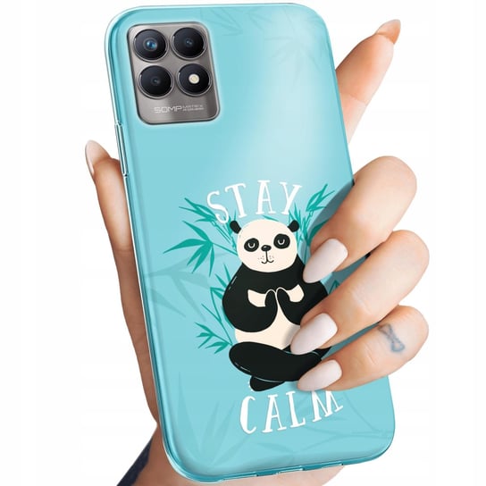 Etui Do Realme 8I Wzory Panda Bambus Pandy Obudowa Pokrowiec Case Realme