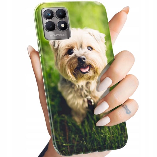 ETUI DO REALME 8I WZORY PIESKI PSIAKI DOGS OBUDOWA POKROWIEC CASE Realme