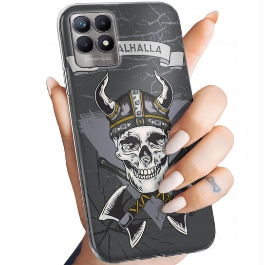 ETUI DO REALME 8I WZORY WIKINGOWIE VIKING RUNY ODYN OBUDOWA POKROWIEC CASE Realme