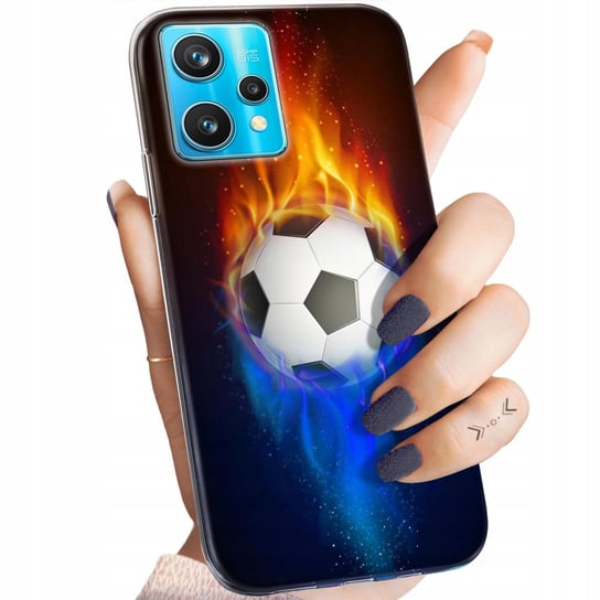 Etui Do Realme 9 Pro Plus Wzory Sport Piłkarskie Piłka Nożna Obudowa Case Realme