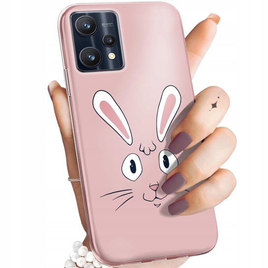 Etui Do Realme 9 Pro Wzory Królik Zając Bunny Obudowa Pokrowiec Case Realme