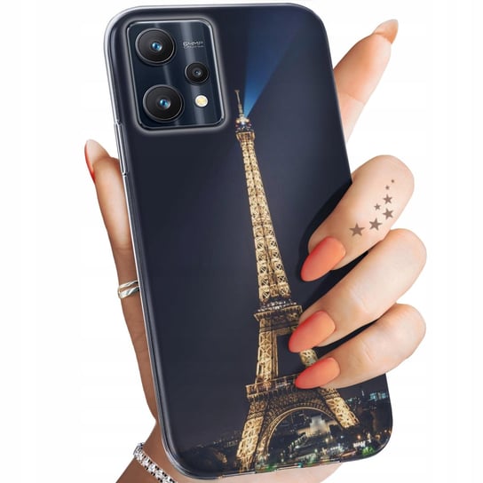 Etui Do Realme 9 Pro Wzory Paryż Francja Eiffel Obudowa Pokrowiec Case Realme