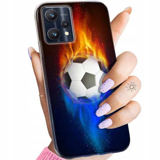 Etui Do Realme 9 Pro Wzory Sport Piłkarskie Piłka Nożna Obudowa Pokrowiec Realme