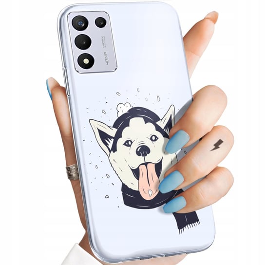 ETUI DO REALME 9 SE WZORY HUSKY PSY PIESKI OBUDOWA POKROWIEC CASE Realme