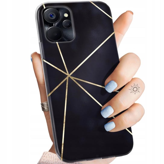 Etui Do Realme 9I 5G / Realme 10 5G Wzory Eleganckie Stylowe Luksusowe Case Realme