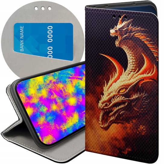 ETUI DO REALME 9I 5G / REALME 10 5G WZORY SMOKI DRAGON TANIEC SMOKÓW CASE Realme