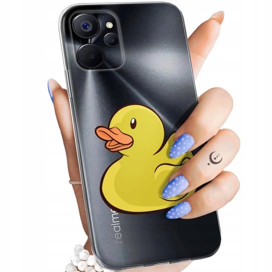 Etui Do Realme 9I / Oppo A96 4G Wzory Bez Tła Naklejki Sticker Obudowa Case Realme