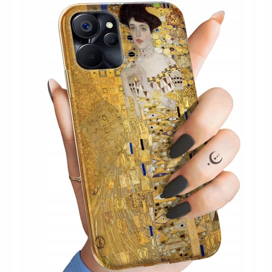 Etui Do Realme 9I / Oppo A96 4G Wzory Klimt Gustav Pocałunek Obudowa Case Realme
