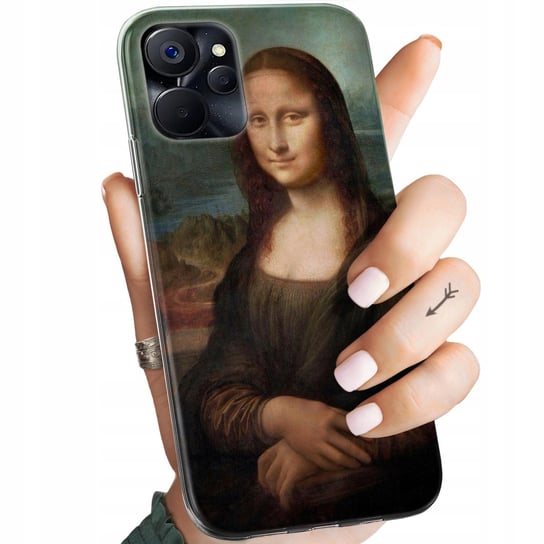 ETUI DO REALME 9I / OPPO A96 4G WZORY LEONARDO DA VINCI MONA ŁASICZKA CASE Realme