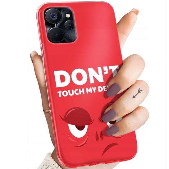 Etui Do Realme 9I / Oppo A96 4G Wzory Śmieszne Zabawne Wesołe Obudowa Case Realme