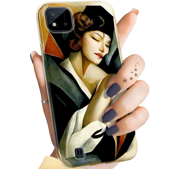 Etui Do Realme C11 2021 / C20 Wzory Art Deco Łempicka Tamara Barbier Case Realme