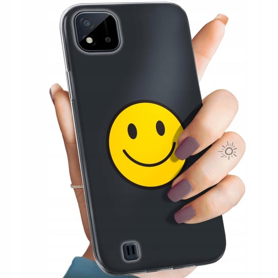 Etui Do Realme C11 2021 / C20 Wzory Uśmiech Smile Emoji Obudowa Pokrowiec Realme