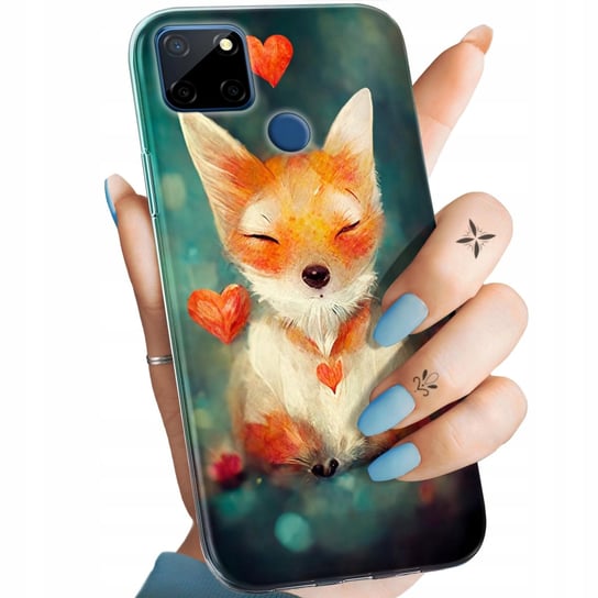 Etui Do Realme C12 Wzory Liski Lisy Fox Obudowa Pokrowiec Case Realme