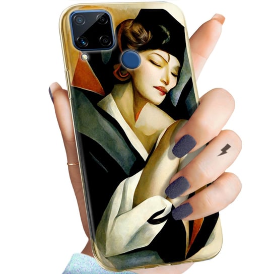Etui Do Realme C15 Wzory Art Deco Łempicka Tamara Barbier Wielki Gatsby Realme