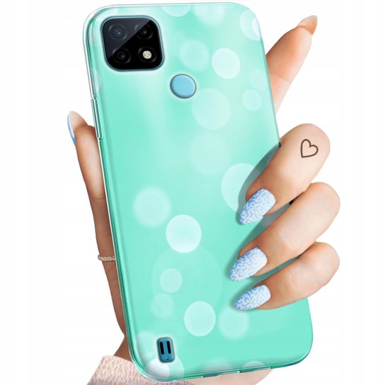 ETUI DO REALME C21 WZORY MIĘTOWE MIĘTA MINT OBUDOWA POKROWIEC CASE Realme