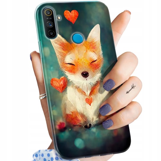 Etui Do Realme C3 Wzory Liski Lisy Fox Obudowa Pokrowiec Case Realme