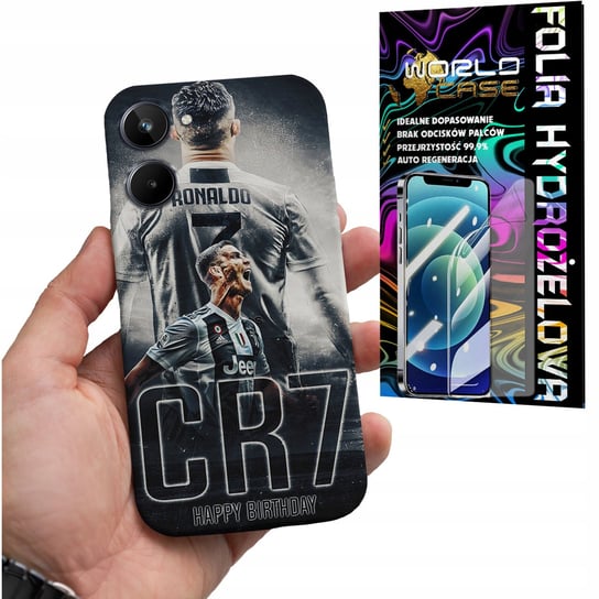 ETUI DO REALME C33 - CR9 RONALDO PIŁKARZ PLECKI + FOLIA WORLD CASE