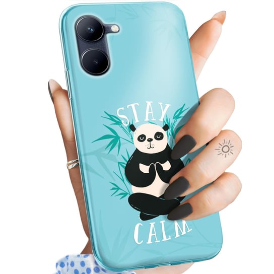 Etui Do Realme C33 Wzory Panda Bambus Pandy Obudowa Pokrowiec Case Realme