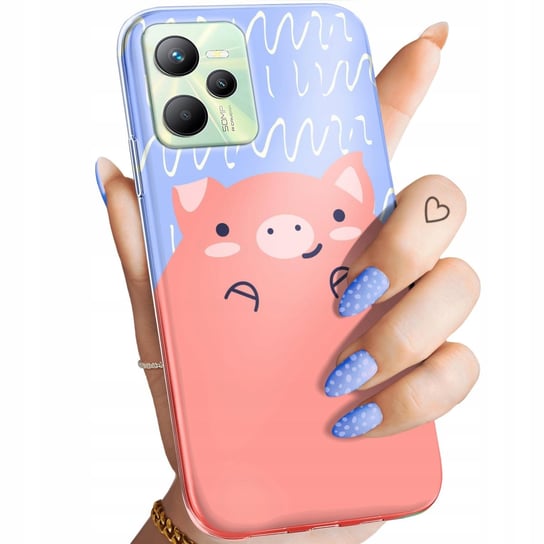 Etui Do Realme C35 Wzory Świnka Peppa Bajka Obudowa Pokrowiec Case Realme