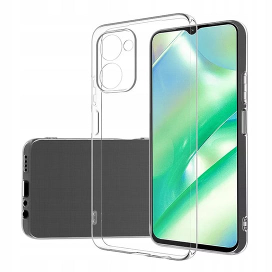 Etui Do Realme C53 Gumowe Obudowa Case Silikon Slim Pokrowiec Clear View Realme