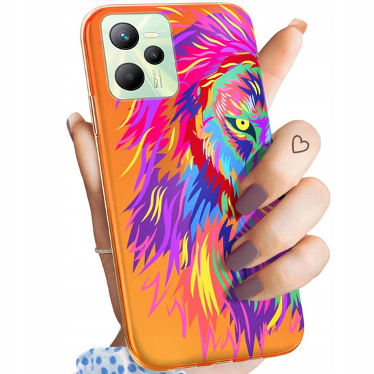 Etui Do Realme C53 Wzory Neonowe Neon Jaskrawe Obudowa Pokrowiec Case Realme