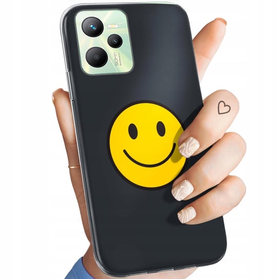Etui Do Realme C53 Wzory Uśmiech Smile Emoji Obudowa Pokrowiec Case Realme