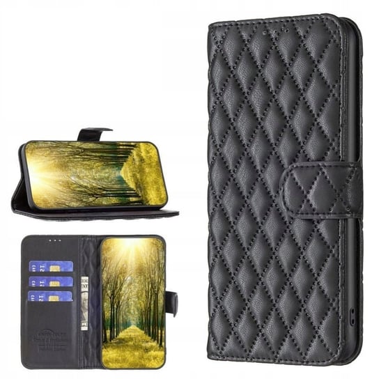 Etui do Realme C55 SMART SOFT Pokrowiec Case portfel czarne GSM-HURT
