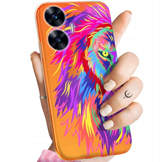 Etui Do Realme C55 Wzory Neonowe Neon Jaskrawe Obudowa Pokrowiec Case Realme