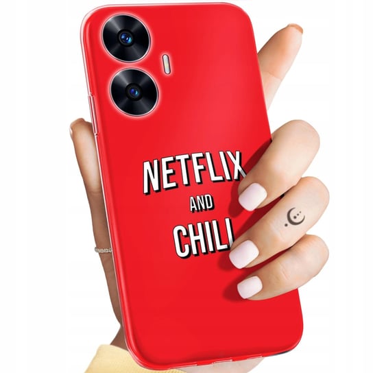 ETUI DO REALME C55 WZORY NETFLIX SERIALE FILMY KINO OBUDOWA POKROWIEC CASE Realme