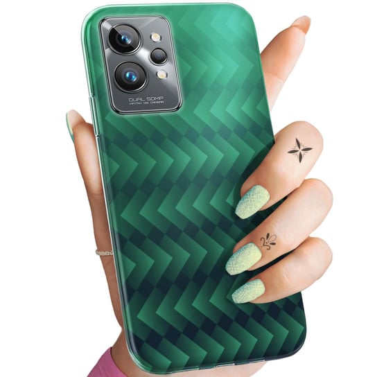 Etui Do Realme Gt 2 Pro Wzory Zielone Grassy Green Obudowa Pokrowiec Case Realme