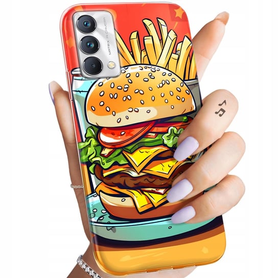 Etui Do Realme Gt Master 5G Wzory Hamburger Burgery Fast-Food Jedzenie Case Realme