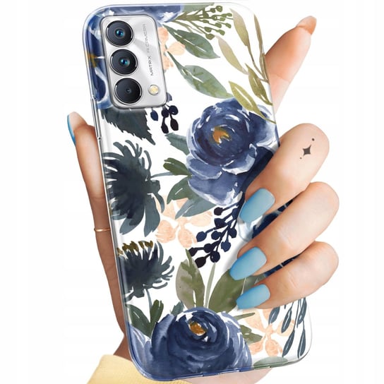 Etui Do Realme Gt Master 5G Wzory Kwiaty Kwieciste Flower Obudowa Pokrowiec Realme